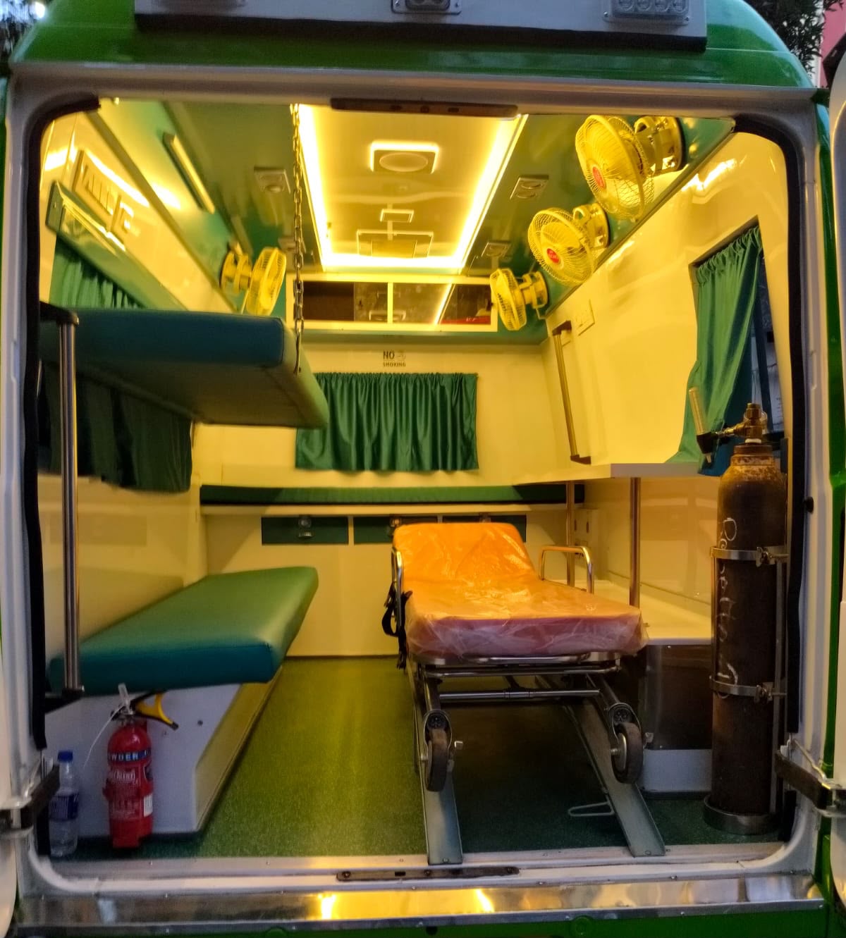 AC ambulance interior