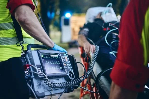 Oxygen support system in ambulance